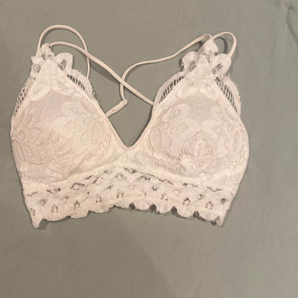 White Laced Bralette